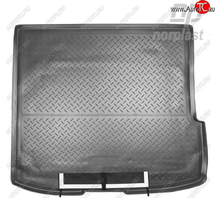 3 799 р. Коврик багажника Norplast Unidec Honda Pilot YF4 дорестайлинг (2008-2011) (Черный с погрузочным ковриком (фартуком))  с доставкой в г. Кемерово