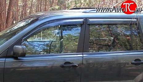 3 299 р. Дефлекторы окон (ветровики) Novline 4 шт.  Honda Pilot  YF4 (2008-2015) дорестайлинг, рестайлинг  с доставкой в г. Кемерово