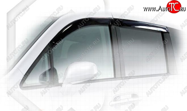 2 199 р. Дефлектора окон CA-Plastiс  Honda StepWagon  RG (2007-2009) минивэн рестайлинг (Classic полупрозрачный, Без хром.молдинга)  с доставкой в г. Кемерово