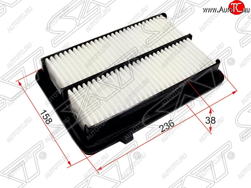 399 р. Фильтр воздушный двигателя SAT  Honda StepWagon  RK (2009-2012) минивэн дорестайлинг  с доставкой в г. Кемерово