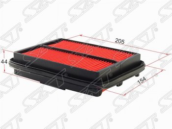 Фильтр воздушный двигателя SAT (205х154х44 mm) Honda StepWagon  RF1,RF2 (1996-2001) минивэн дорестайлинг, минивэн рестайлинг