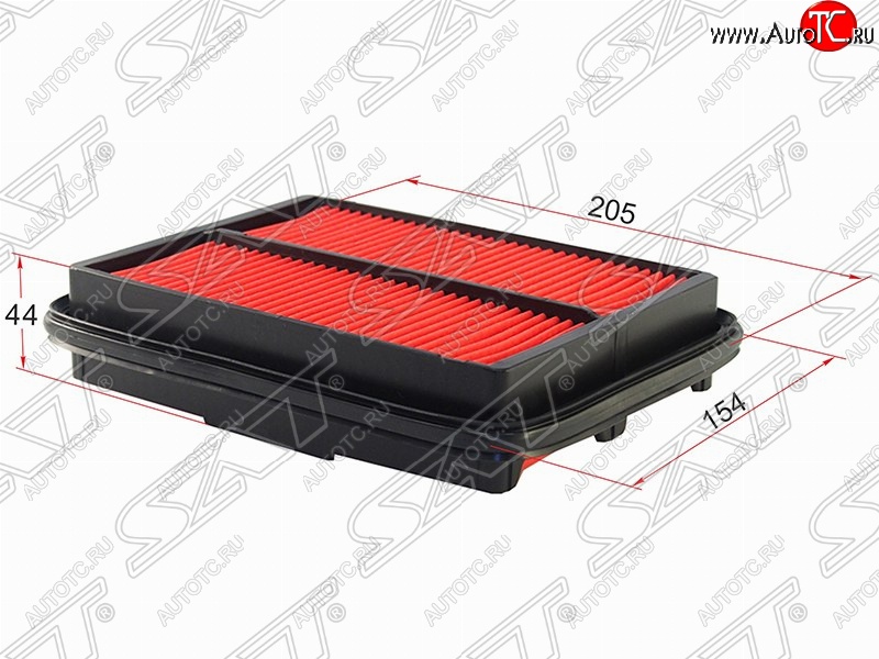 299 р. Фильтр воздушный двигателя SAT (205х154х44 mm)  Honda StepWagon  RF1,RF2 (1996-2001) минивэн дорестайлинг, минивэн рестайлинг  с доставкой в г. Кемерово