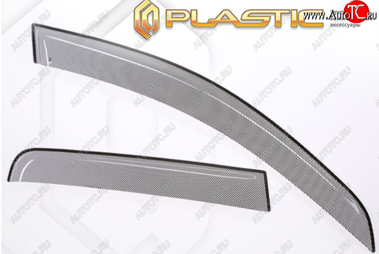2 479 р. Дефлектора окон CA-Plastic  Honda StepWagon  5 RP1,RP2, RP3, RP4 (2015-2017) минивэн дорестайлинг (Classic черная)  с доставкой в г. Кемерово