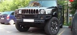 12 599 р. Решётка радиатора Standart HUMMER H2 (2002-2009) (Неокрашенная)  с доставкой в г. Кемерово. Увеличить фотографию 2