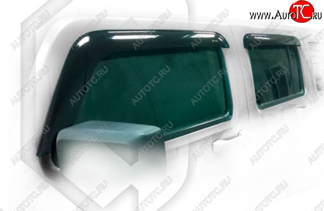 1 999 р. Дефлектора окон CA-Plastiс HUMMER H3 (2005-2010) (Classic полупрозрачный)  с доставкой в г. Кемерово