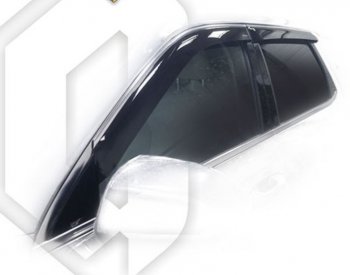 2 059 р. Дефлектора окон CA-Plastic Hyundai Palisade LX2 (2018-2022) (серия Classic полупрозрачный, Без хром молдинга)  с доставкой в г. Кемерово. Увеличить фотографию 2