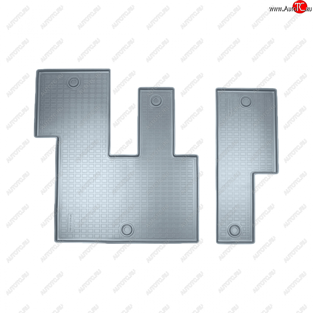 2 099 р. Коврики салона Norplast Unidec (3 ряд 8 мест)  Hyundai Staria  US4 (2021-2022) (серые)  с доставкой в г. Кемерово