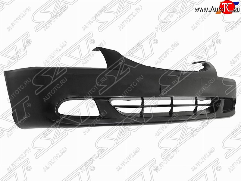 1 999 р. Передний бампер SAT (под туманки) Hyundai Accent 2 LC седан дорестайлинг (ТагАЗ) (1999-2012) (Неокрашенный)  с доставкой в г. Кемерово