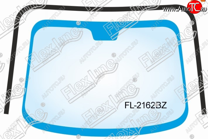 1 799 р. Молдинг лобового стекла FlexLine Hyundai Accent седан ТагАЗ (2001-2012)  с доставкой в г. Кемерово