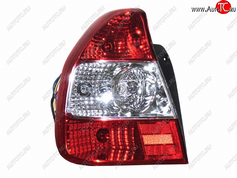 1 599 р. Левый фонарь SAT (хрусталь) Hyundai Accent седан ТагАЗ (2001-2012)  с доставкой в г. Кемерово