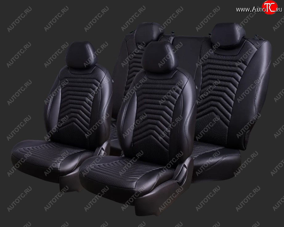 25 999 р. Чехлы для сидений Lord Autofashion Байрон ПРЕЗИДЕНТ (экокожа, спинка 40/60, 2 П-образных подголовника)  Hyundai Accent  2 LC (1999-2012) седан дорестайлинг (ТагАЗ) (Черный, вставка черная, строчка черная)  с доставкой в г. Кемерово