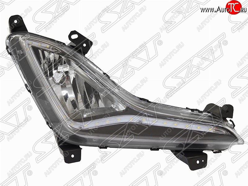 4 299 р. Правая противотуманная фара SAT (с ДХО) Hyundai Elantra MD рестайлинг (2013-2016)  с доставкой в г. Кемерово