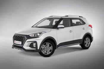 9 899 р. Пороги накладки штатного обвеса Xmug Hyundai Creta GS дорестайлинг (2015-2019) (Неокрашенные)  с доставкой в г. Кемерово. Увеличить фотографию 3