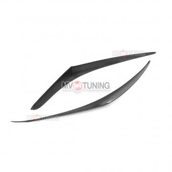 1 499 р. Реснички на фары MV-Tuning  Hyundai Creta  GS (2015-2021) дорестайлинг, рестайлинг (Неокрашенные)  с доставкой в г. Кемерово. Увеличить фотографию 3