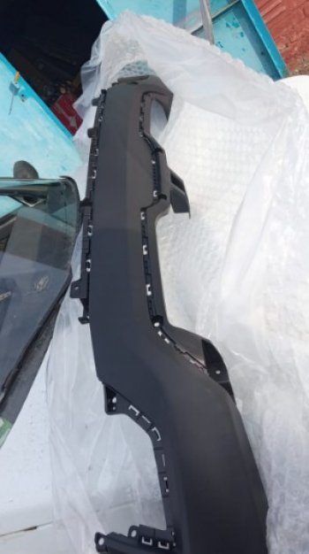 11 099 р. Юбка заднего бампера на Original Hyundai Creta GS дорестайлинг (2015-2019) (Неокрашенная)  с доставкой в г. Кемерово. Увеличить фотографию 1