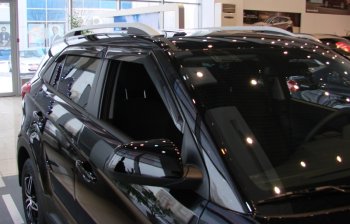 3 199 р. Дефлектора окон SIM Hyundai IX25 GS дорестайлинг (2014-2017)  с доставкой в г. Кемерово. Увеличить фотографию 3
