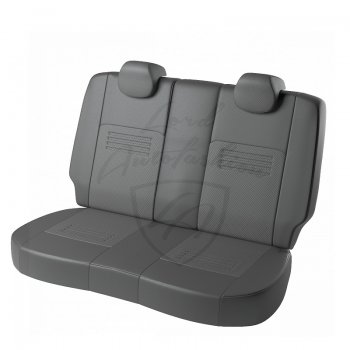 8 999 р. Чехлы для сидений (к-я Comfort) Lord Autofashion Турин (экокожа)  Hyundai Creta  GS (2015-2021) дорестайлинг, рестайлинг (Серый, вставка Серая)  с доставкой в г. Кемерово. Увеличить фотографию 3
