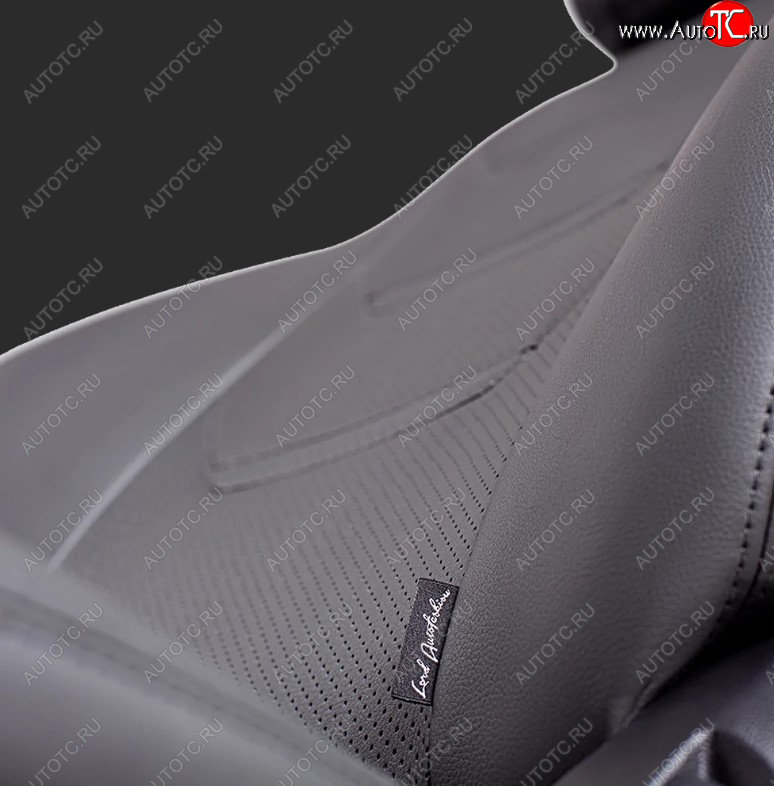 10 299 р. Чехлы для сидений Lord Autofashion Турин 2 (экокожа, спинка 60/40, 2 Г-образных подголовника)  Hyundai Creta  GS (2015-2021) дорестайлинг, рестайлинг (Серый, вставка серая/серая, строчка серая)  с доставкой в г. Кемерово