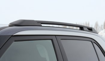8 649 р. Комплект рейлингов АПС  Hyundai Creta  SU (2020-2022) (Черные, без поперечин)  с доставкой в г. Кемерово. Увеличить фотографию 2