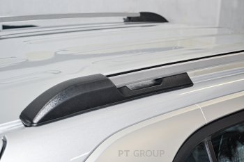 7 969 р. Рейлинги Petroil Tuning  Hyundai Creta  SU (2020-2022) (Серебристый муар)  с доставкой в г. Кемерово. Увеличить фотографию 5