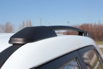 7 969 р. Рейлинги Petroil Tuning  Hyundai Creta  SU (2020-2022) (Черный муар)  с доставкой в г. Кемерово. Увеличить фотографию 3