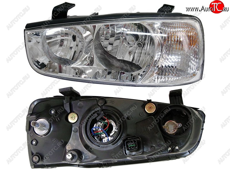 3 899 р. Левая передняя фара SAT Hyundai Elantra XD седан дорестайлинг (2000-2003)  с доставкой в г. Кемерово