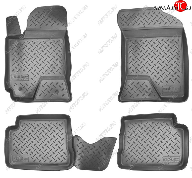 2 199 р. Комплект салонных ковриков Norplast Unidec Hyundai Getz TB хэтчбэк 5 дв. дорестайлинг (2002-2005) (Цвет: черный)  с доставкой в г. Кемерово