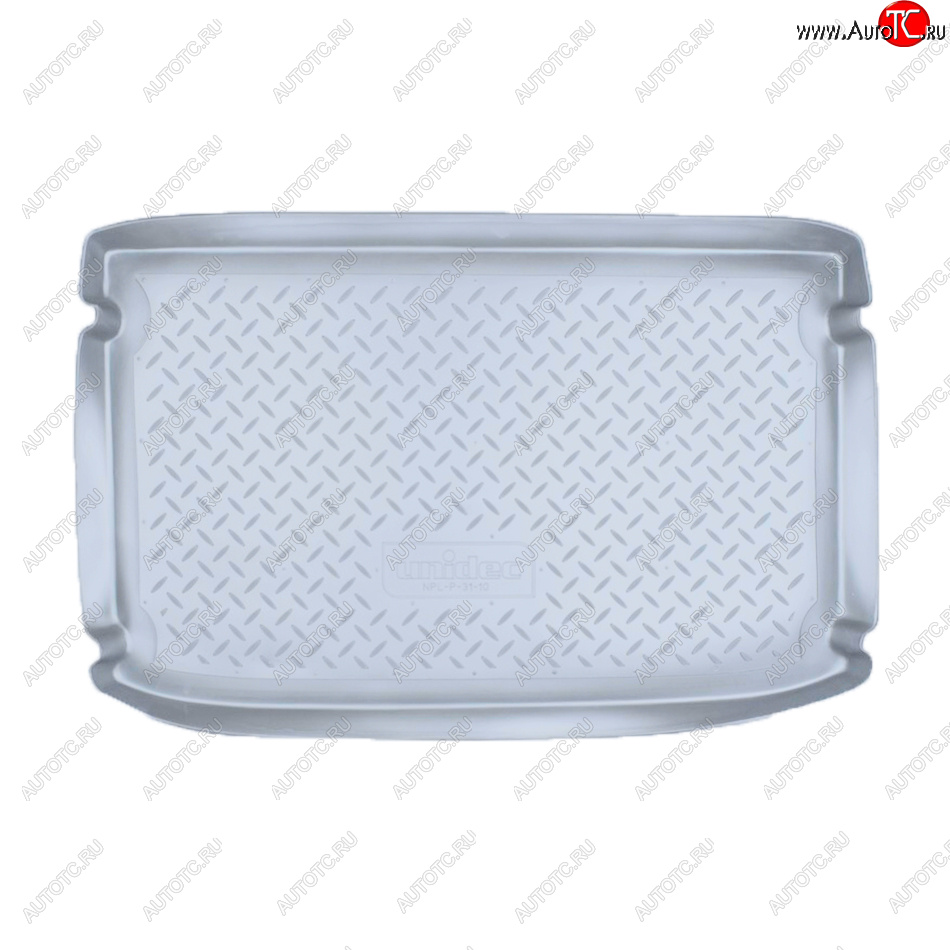 1 559 р. Коврик багажника Norplast Unidec  Hyundai Getz  TB (2002-2010) хэтчбэк 5 дв. дорестайлинг, хэтчбэк 5 дв. рестайлинг (Цвет: серый)  с доставкой в г. Кемерово