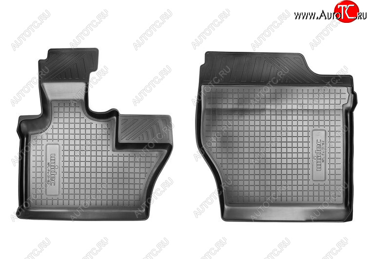1 539 р. Комплект ковриков в салон Norplast Unidec  Hyundai HD-170 - HD-270 (Цвет: черный)  с доставкой в г. Кемерово
