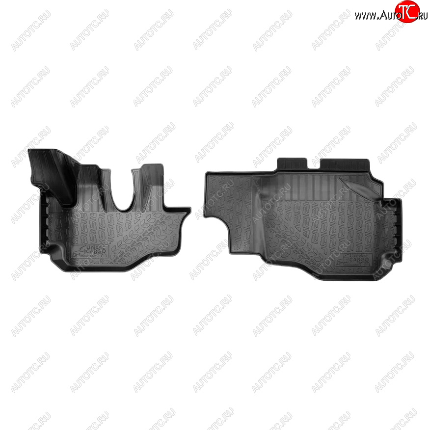2 799 р. Коврики салона Norplast Unidec Hyundai HD-35 (2011-2025) (Цвет: черный)  с доставкой в г. Кемерово