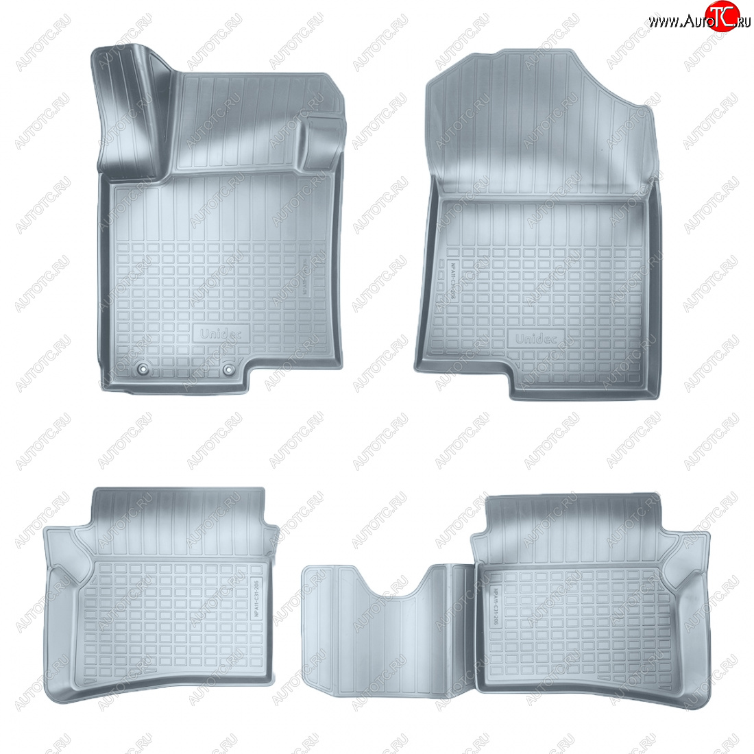 2 999 р. Коврики салона Norplast Unidec  Hyundai i20  BC3 (2020-2023) хэтчбэк 5 дв. дорестайлинг (серые)  с доставкой в г. Кемерово