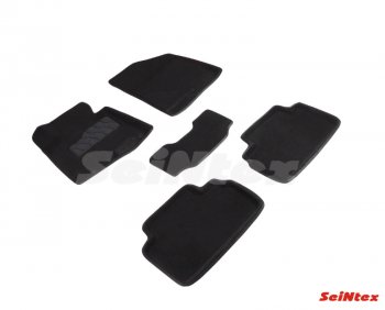 Комплект ворсовых  ковриков в салон Seintex (3D) Hyundai I30 ( 2 GD,  3 PD) (2011-2020) дорестайлинг универсал, рестайлинг универсал, хэтчбэк