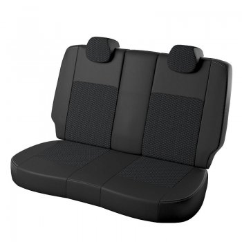 5 999 р. Чехлы для сидений Lord Autofashion Турин (экокожа, жаккард) Hyundai I30 2 GD дорестайлинг, хэтчбэк 5 дв. (2011-2015) (Чёрный, вставка жаккард Вега)  с доставкой в г. Кемерово. Увеличить фотографию 2