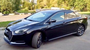 5 649 р. Юбка переднего бампера АВТОКРАТ Hyundai I40 1 VF дорестайлинг седан (2011-2015) (Неокрашенная)  с доставкой в г. Кемерово. Увеличить фотографию 4