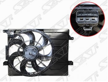 Диффузор радиатора в сборе SAT Hyundai I40  1 VF (2011-2019) дорестайлинг седан, дорестайлинг универсал, рестайлинг седан, рестайлинг универсал