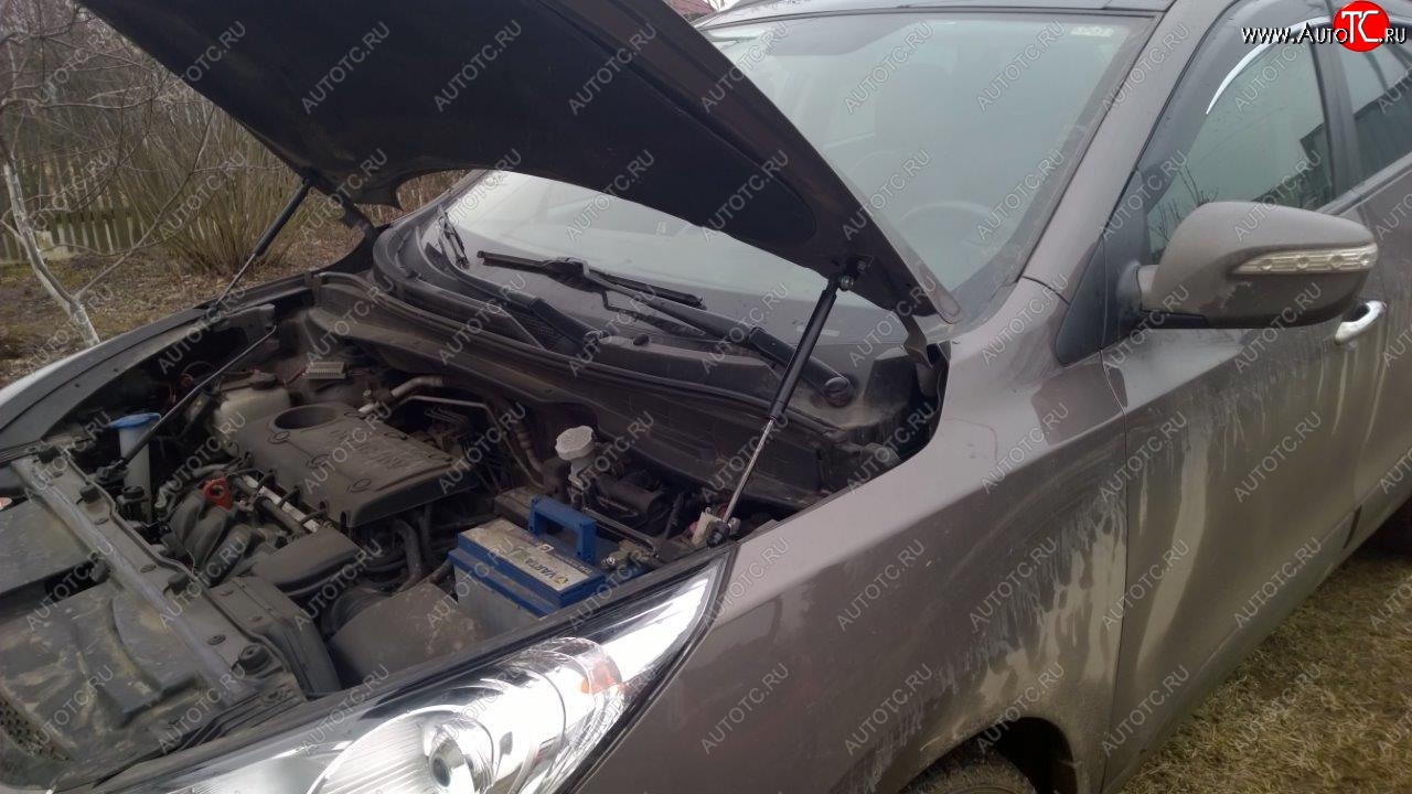 2 049 р. Упоры капота Russtal Hyundai IX35 LM дорестайлинг (2009-2013)  с доставкой в г. Кемерово