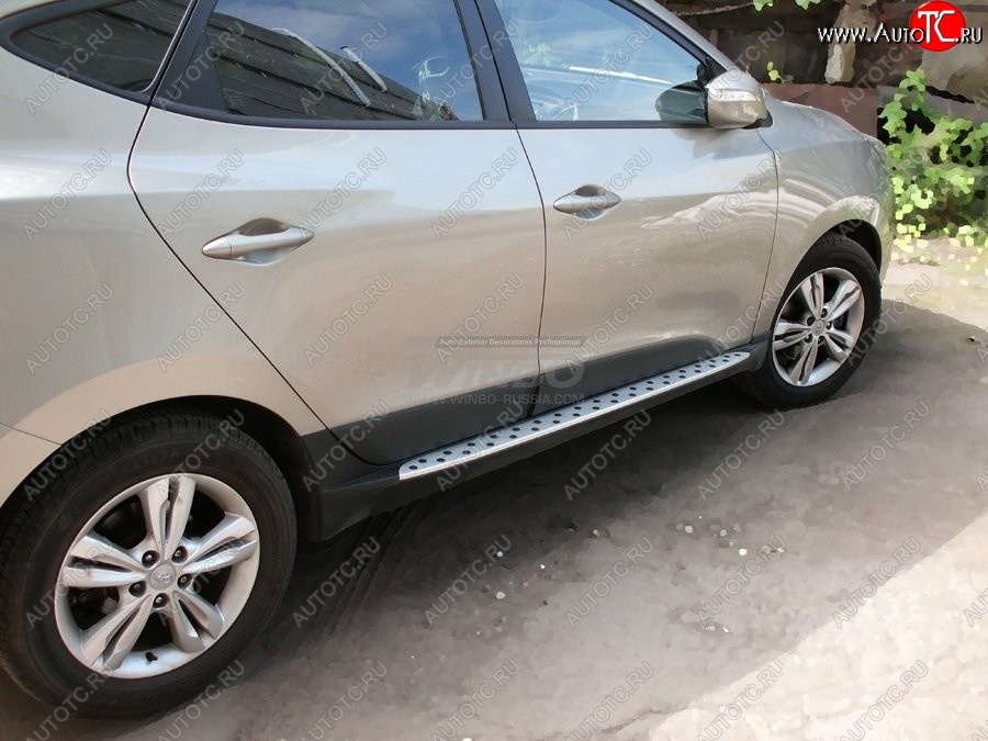 11 299 р. Подножки боковые WINBO OE Style  Hyundai IX35 ( LM,  NU) (2009-2025) дорестайлинг, рестайлинг  с доставкой в г. Кемерово