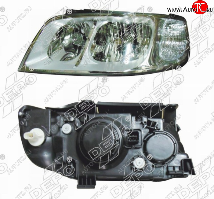 8 599 р. Левая фара DEPO Hyundai Matrix 1 FC 1-ый рестайлинг (2005-2008)  с доставкой в г. Кемерово