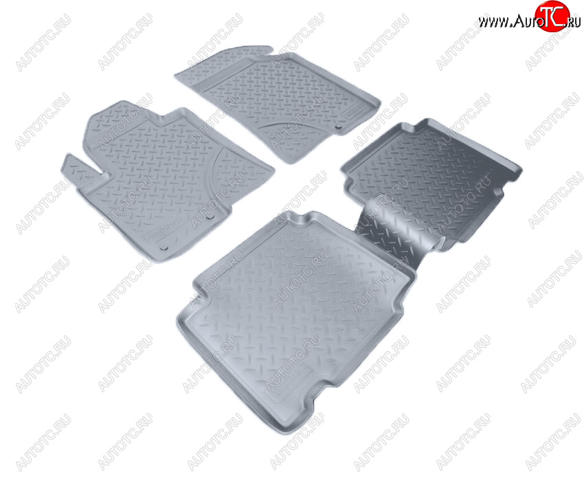 3 199 р. Коврики салона Norplast Unidec  Hyundai Matrix  1 FC (2001-2010) дорестайлинг, 1-ый рестайлинг, 2-ой рестайлинг (Цвет: серый)  с доставкой в г. Кемерово