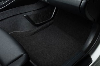 5 699 р. Текстильные коврики в салон SEINTEX 3D 5 мест Hyundai Santa Fe TM рестайлинг (2020-2022)  с доставкой в г. Кемерово. Увеличить фотографию 5