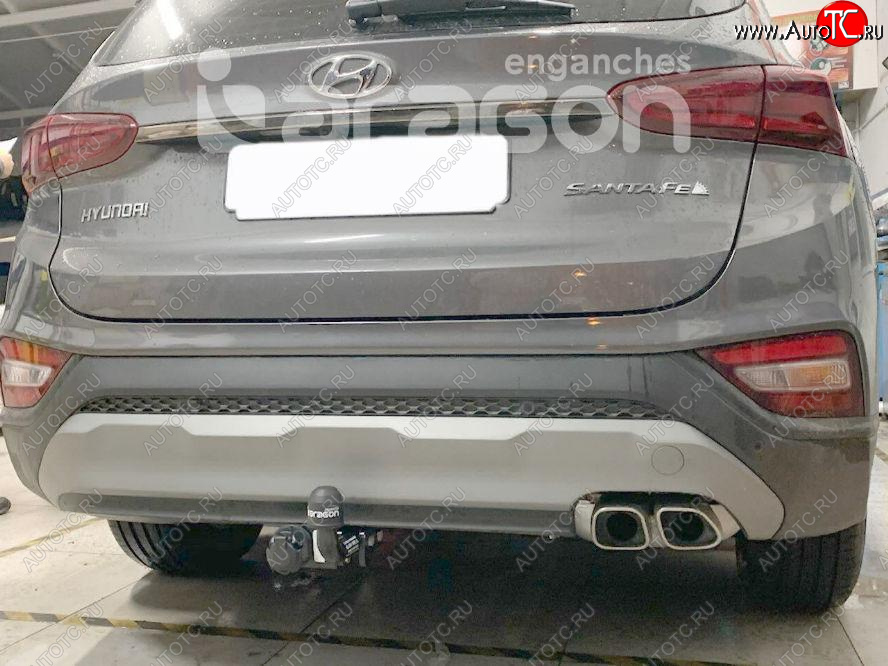 15 499 р. Фаркоп Aragon. (шар A) Hyundai Santa Fe TM дорестайлинг (2018-2021)  с доставкой в г. Кемерово