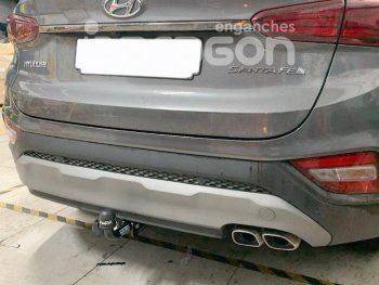 15 499 р. Фаркоп Aragon. (шар A) Hyundai Santa Fe TM дорестайлинг (2018-2021)  с доставкой в г. Кемерово. Увеличить фотографию 3