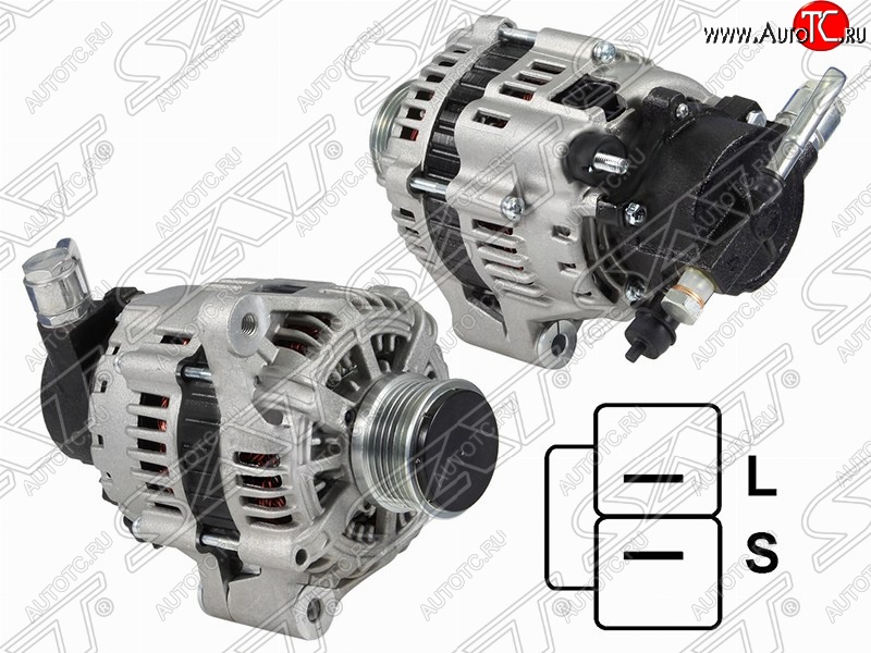 12 999 р. Генератор SAT (12V, 120A, 2.0)  Hyundai Santa Fe  SM (2000-2012)  с доставкой в г. Кемерово