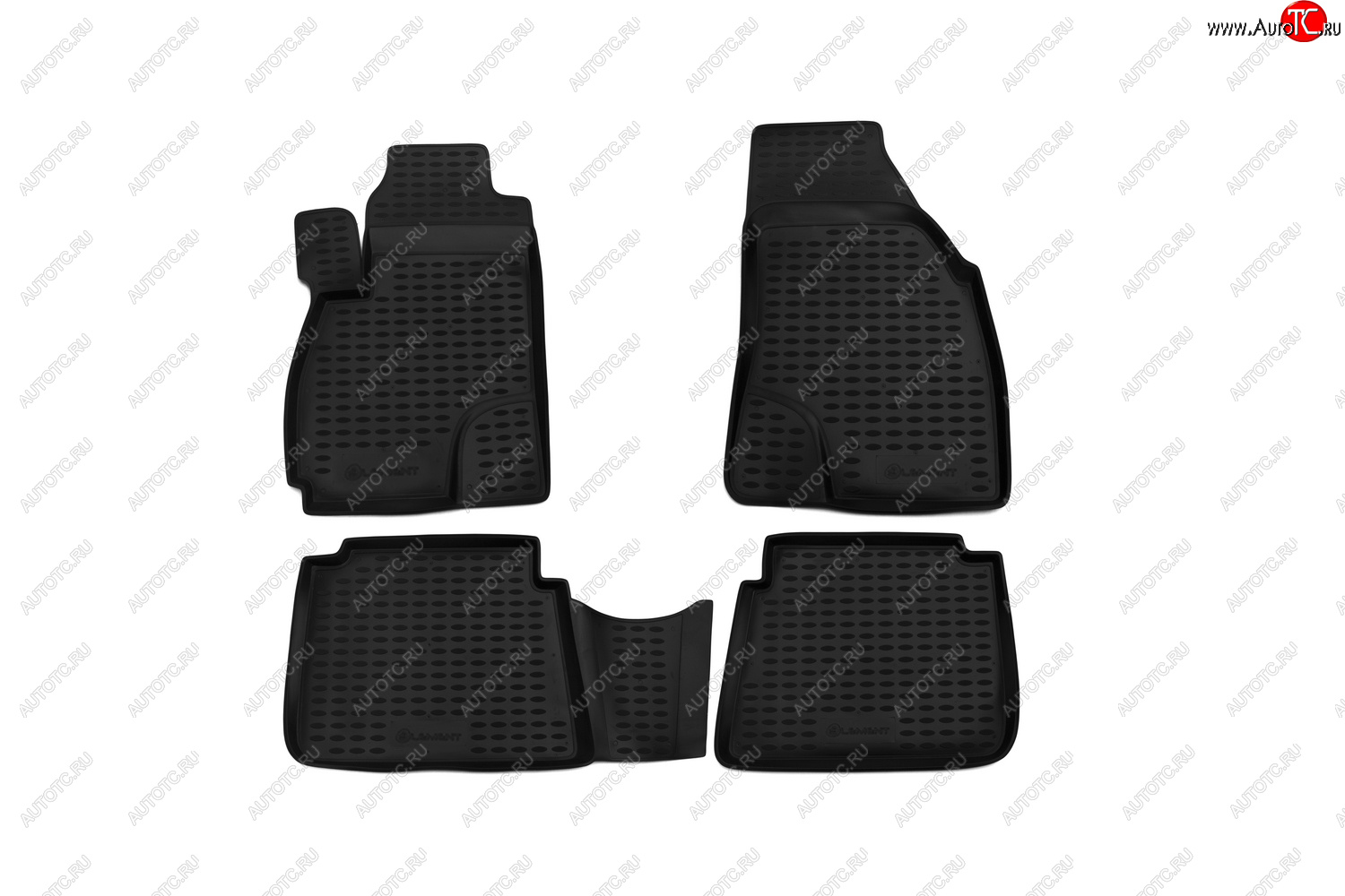 2 759 р. Коврики в салон Element (полиуретан) Hyundai Santa Fe SM (2000-2012) (Черные)  с доставкой в г. Кемерово