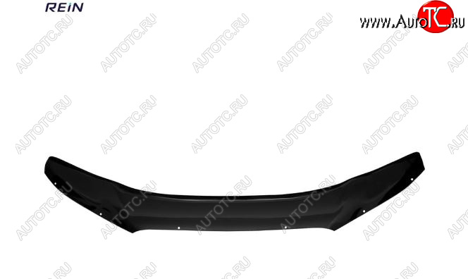3 199 р. Дефлектор капота REIN (ЕВРО крепеж) без логотипа  Hyundai Santa Fe  CM (2006-2012) дорестайлинг, рестайлинг  с доставкой в г. Кемерово