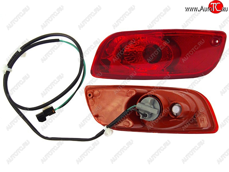 1 149 р. Правый фонарь в задний бампер SAT Hyundai Santa Fe CM дорестайлинг (2006-2009)  с доставкой в г. Кемерово