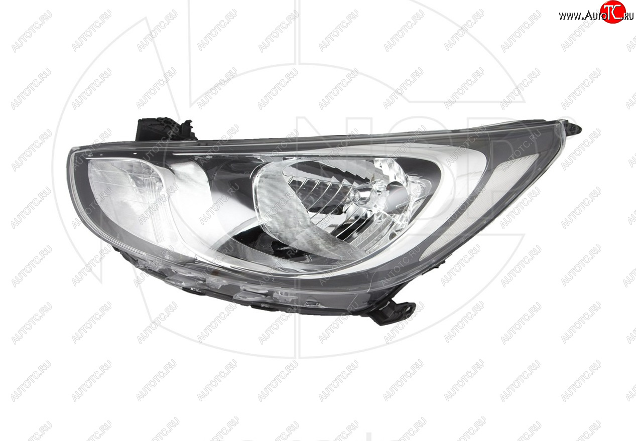 7 949 р. Фара левая передняя NSP Hyundai Solaris RBr седан дорестайлинг (2010-2014)  с доставкой в г. Кемерово