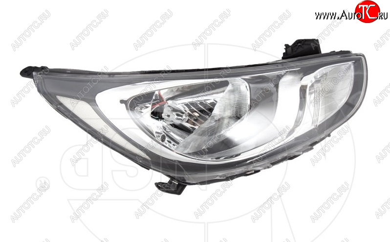 9 299 р. Фара правая передняя NSP  Hyundai Solaris  RBr (2010-2014) седан дорестайлинг  с доставкой в г. Кемерово