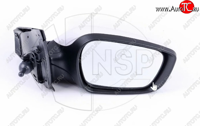 2 599 р. Зеркало заднего вида правое механическое NSP Hyundai Solaris RBr хэтчбэк рестайлинг (2014-2017) (Неокрашенное)  с доставкой в г. Кемерово