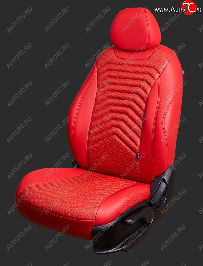 25 999 р. Чехлы для сидений Lord Autofashion Байрон ПРЕЗИДЕНТ (экокожа, спинка 60/40, 2 Г-образных подголовника)  Hyundai Solaris  RBr (2010-2017) седан дорестайлинг, седан рестайлинг (Красный, вставка красная, строчка красная)  с доставкой в г. Кемерово